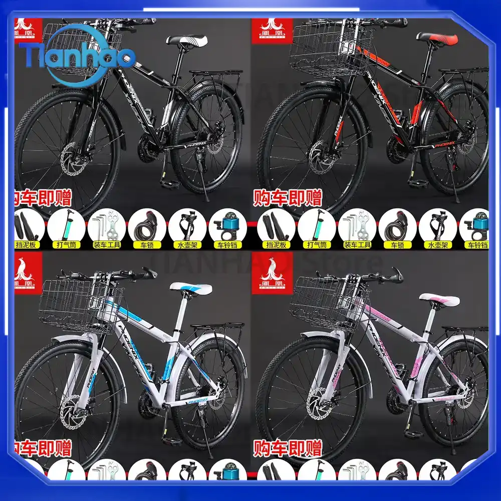 Mountain Biking Gear For Men - Bicicleta de Montaña con Canasta Delantera