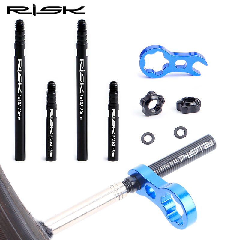 Tubeless Valve Core - RISK-palo extensor de válvula Presta para