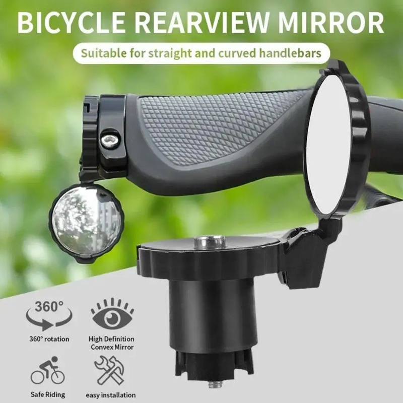 Mountain Biking Definition - Espejo retrovisor de bloqueo para manillar