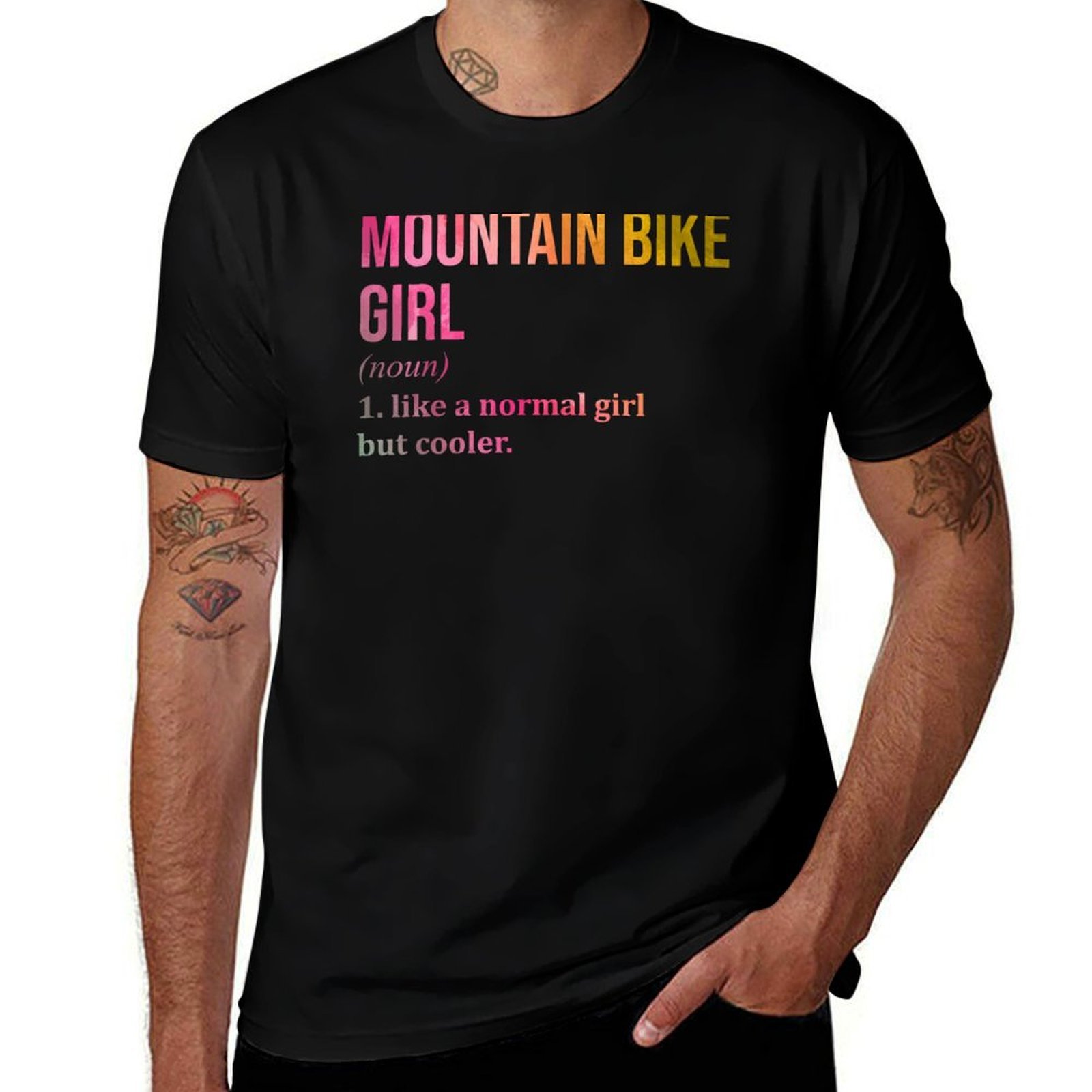 Mountain Biking Definition - Camiseta con definición de Mountain Bike