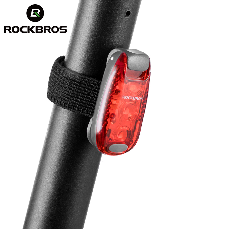 Mountain Biking Waist Pack - ROCKBROS-luz trasera para bicicleta, Mini luz