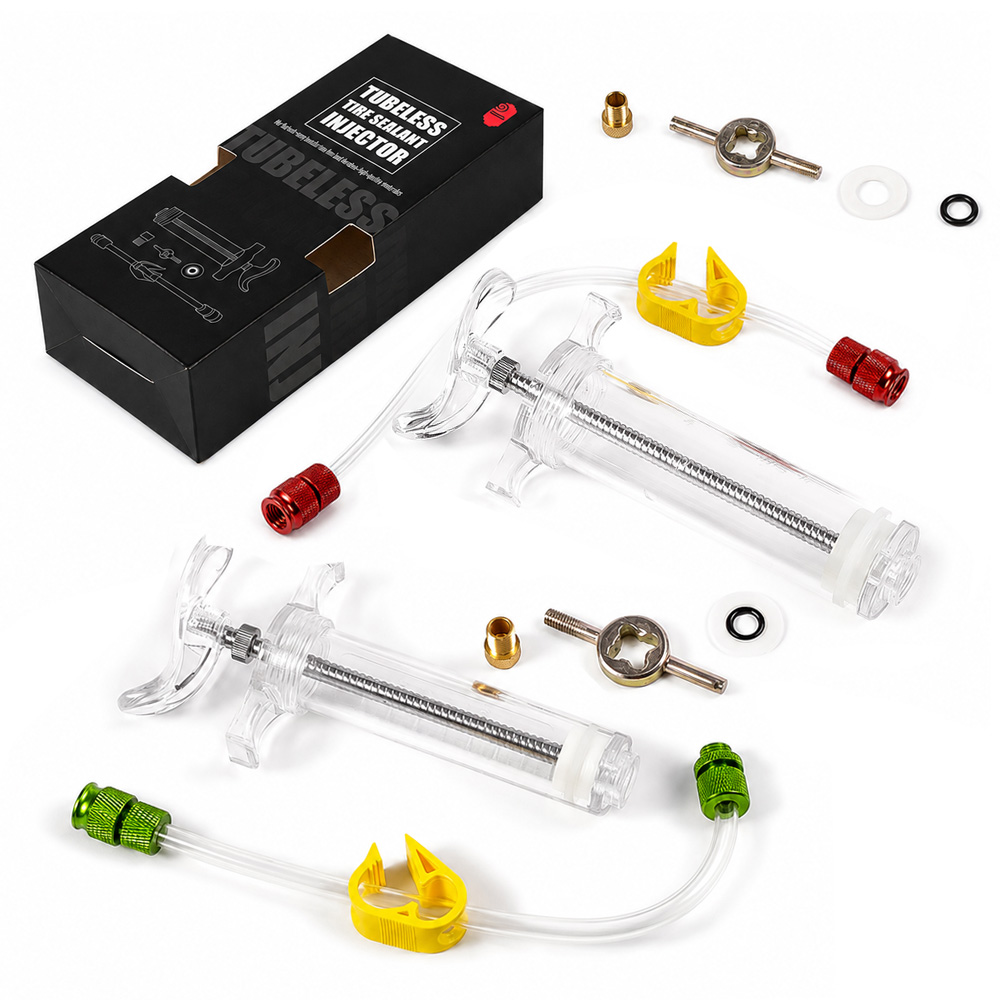 Tubeless Valve Core - CNCLOL Kit de jeringa inyectora de