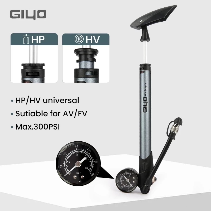 Mtb Fork Air - Bomba de Aire para Bicicleta Giyo