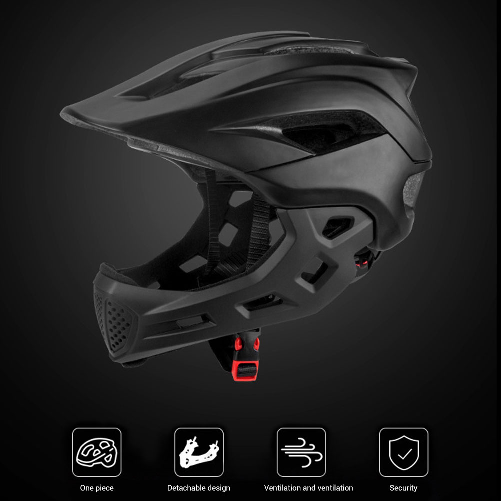 Casco de bicicleta de cara com - Mountain Biking Helmet Kids reseña y precio