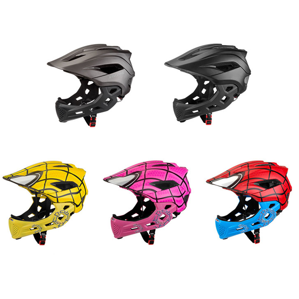 Casco de bicicleta de cara com - Mountain Biking Helmet Kids reseña y precio