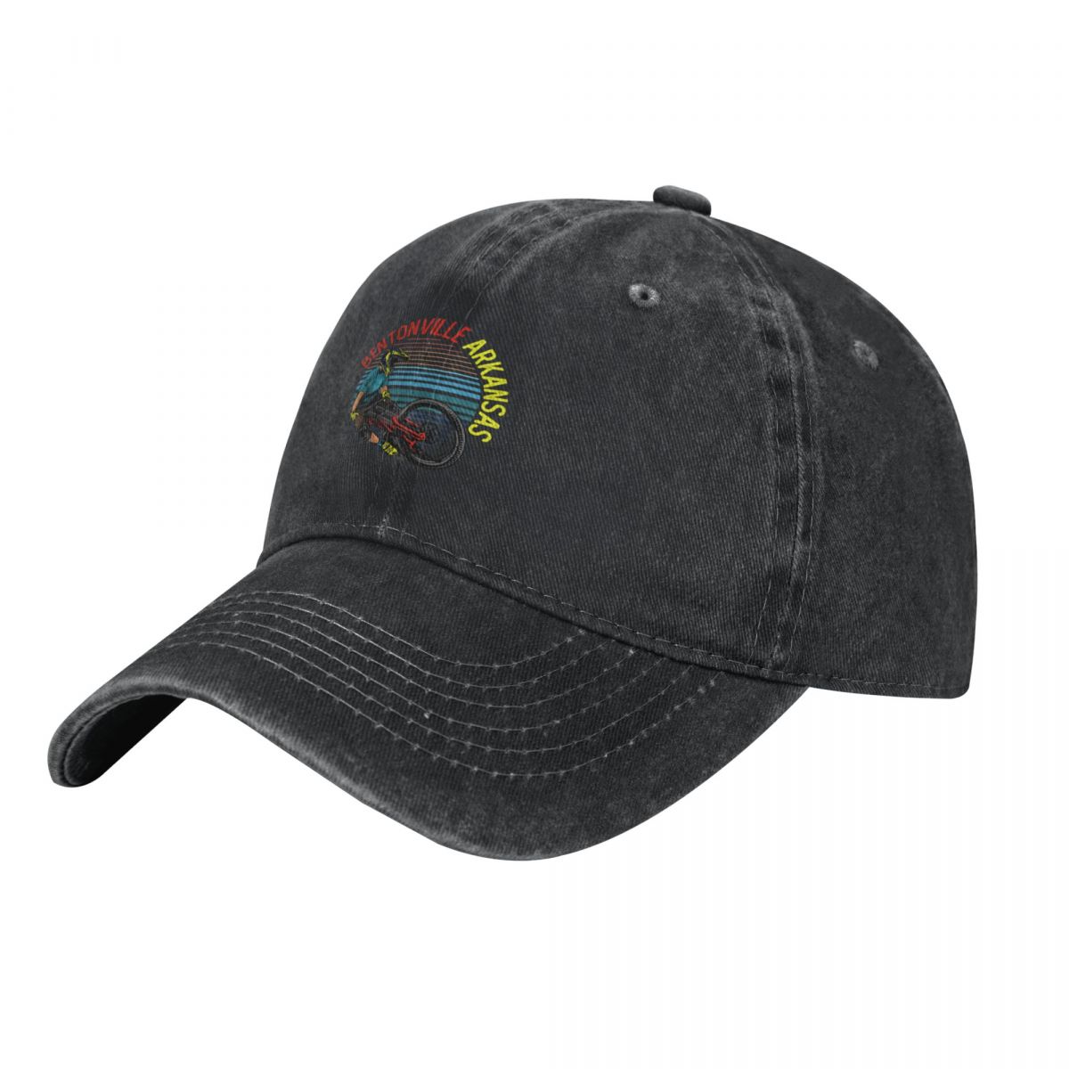 Gorra de béisbol Vintage Retro - Mountain Biking Bentonville reseña y precio