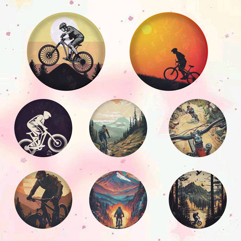 Broches redondos de dibujos an - Mountain Biking Japan reseña y precio