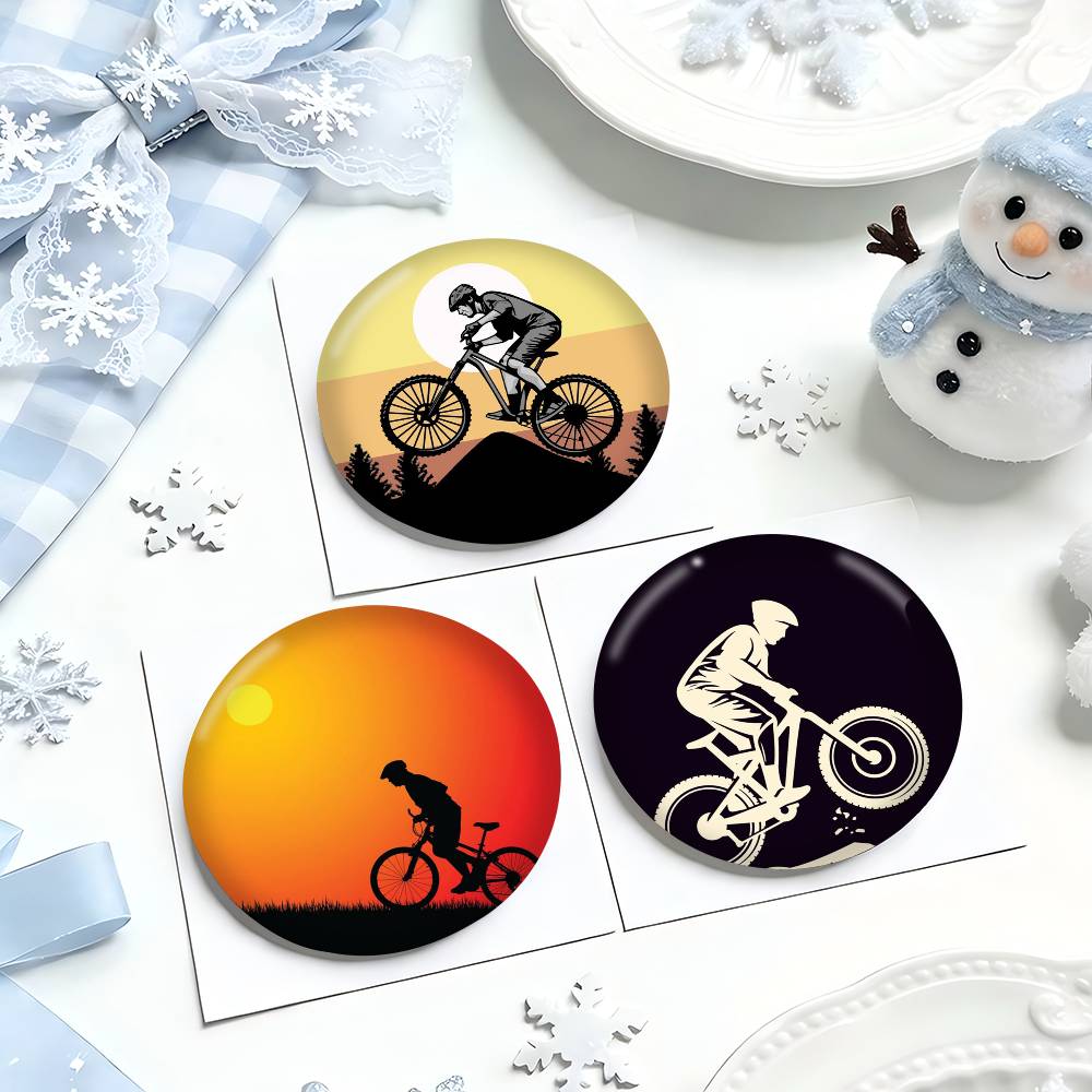 Broches redondos de dibujos an - Mountain Biking Japan reseña y precio