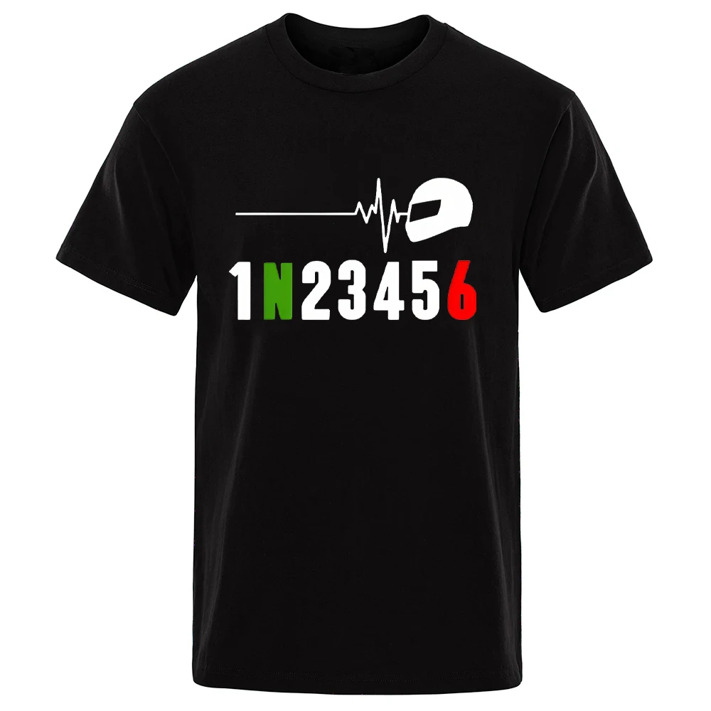 1N23456, camiseta con latido d - Mountain Biking Gear For Men reseña y precio