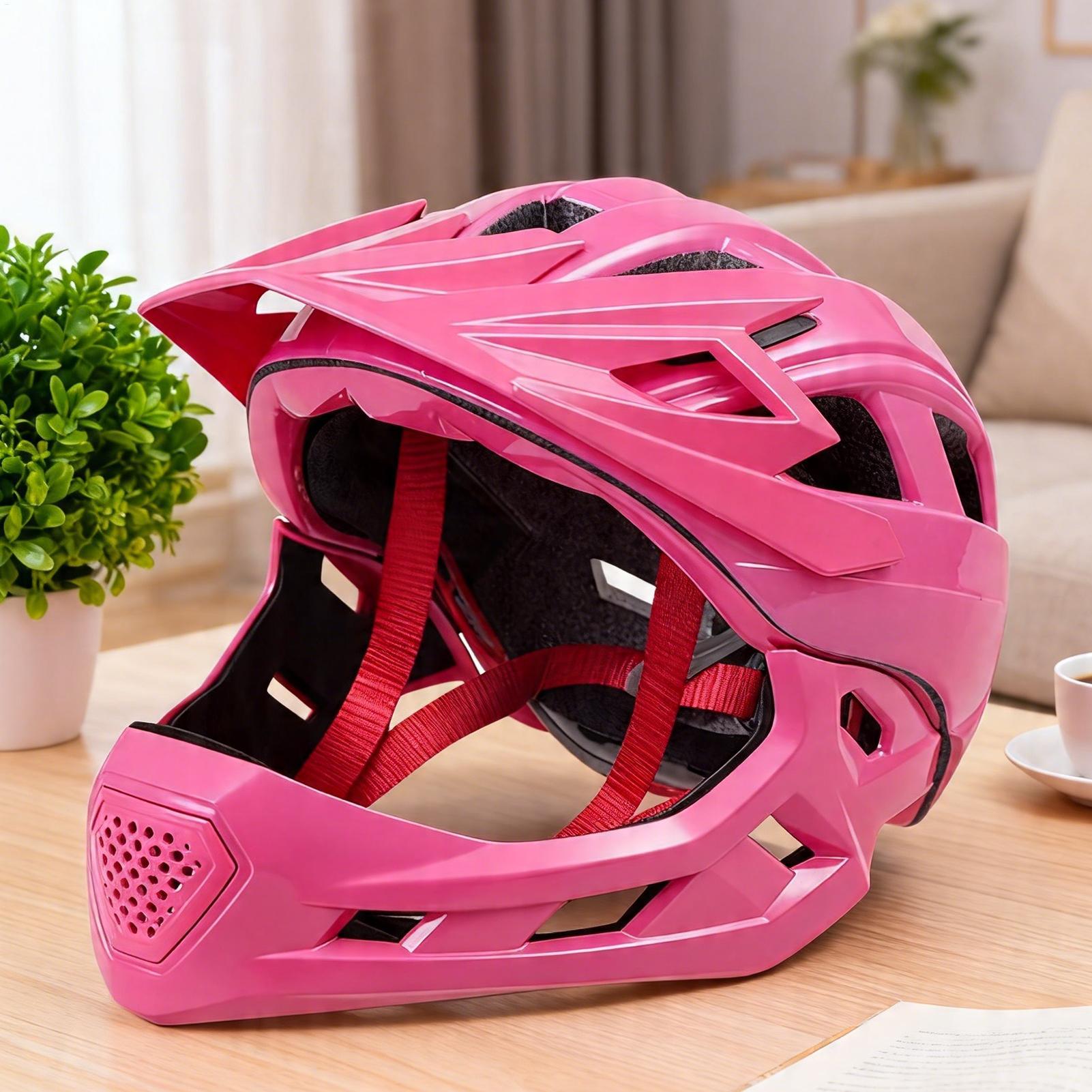 Casco integral para niños con  - Mountain Biking Helmet Kids reseña y precio
