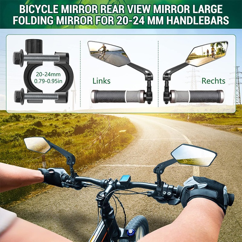 Espejo retrovisor de alta defi - Mountain Biking Definition reseña y precio