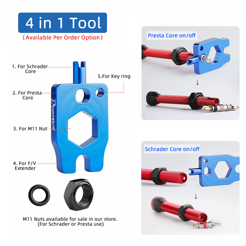 Deemount-boquilla FV de latón  - Tubeless Valve Core reseña y precio