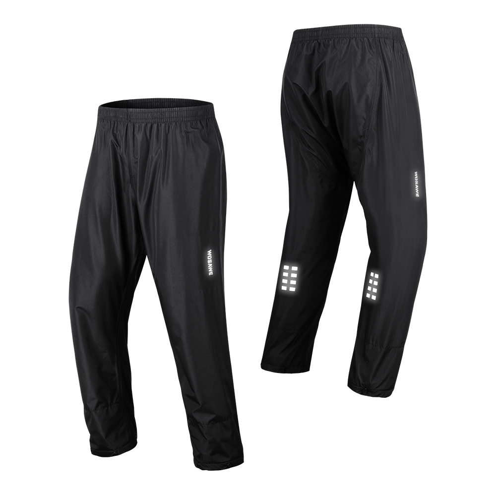 WOSAWE pantalones de lluvia pa - Mountain Biking In The Rain reseña y precio