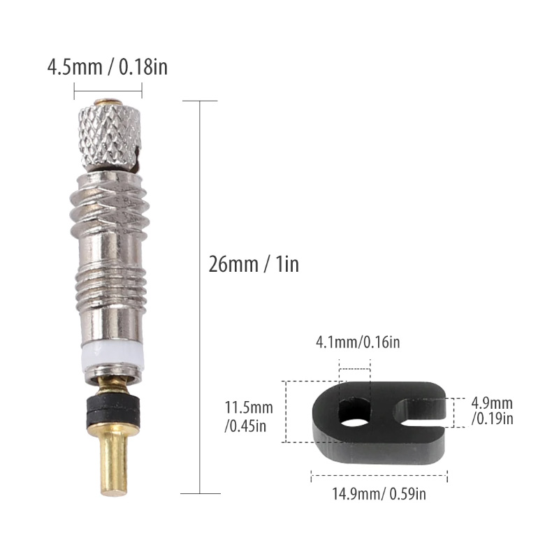 Núcleo de válvula Presta extra - Tubeless Valve Core reseña y precio